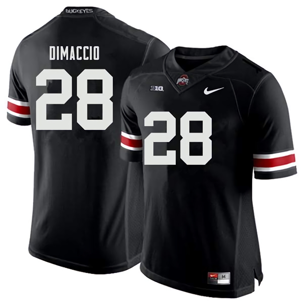 Dominic DiMaccio Ohio State Buckeyes Men's NCAA #28 Nike Black College Stitched Football Jersey YVH4356QI